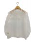 UNITED ARROWS (ユナイテッドアローズ) レースカラーオーガンジーブラウス ホワイト サイズ:-：9000円