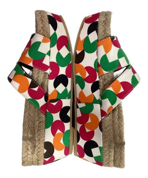 KENZO（ケンゾー）KENZO (ケンゾー) ウェッジソールサンダル マルチカラー サイズ:34の古着・服飾アイテム