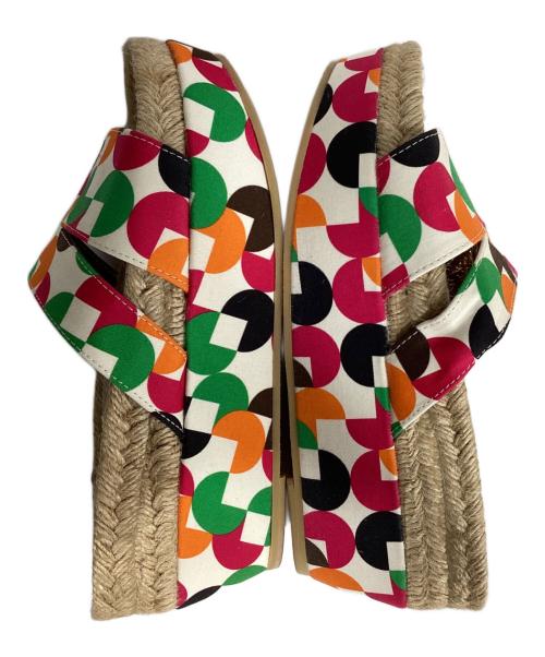 KENZO（ケンゾー）KENZO (ケンゾー) ウェッジソールサンダル マルチカラー サイズ:34の古着・服飾アイテム