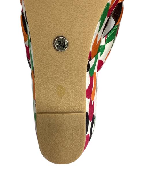 KENZO（ケンゾー）KENZO (ケンゾー) ウェッジソールサンダル マルチカラー サイズ:34の古着・服飾アイテム