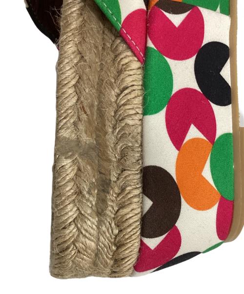 KENZO（ケンゾー）KENZO (ケンゾー) ウェッジソールサンダル マルチカラー サイズ:34の古着・服飾アイテム