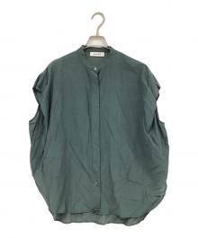 SACRA（サクラ）の古着「CUPRA COTTON FIBRIL TOP」｜グリーン