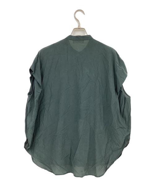 SACRA（サクラ）SACRA (サクラ) CUPRA COTTON FIBRIL TOP グリーン サイズ:38の古着・服飾アイテム
