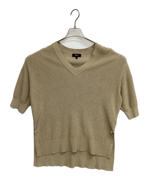 theory（セオリー）theory (セオリー) Dry Cotton 2 Karenia VNK ベージュ サイズ:Sの古着・服飾アイテム