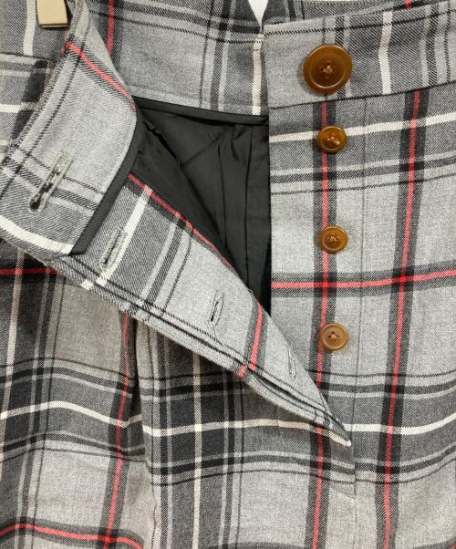 Vivienne Westwood RED LABEL（ヴィヴィアンウエストウッドレッドレーベル）Vivienne Westwood RED LABEL (ヴィヴィアンウエストウッドレッドレーベル) チェックサルエルパンツ グレー サイズ:2の古着・服飾アイテム