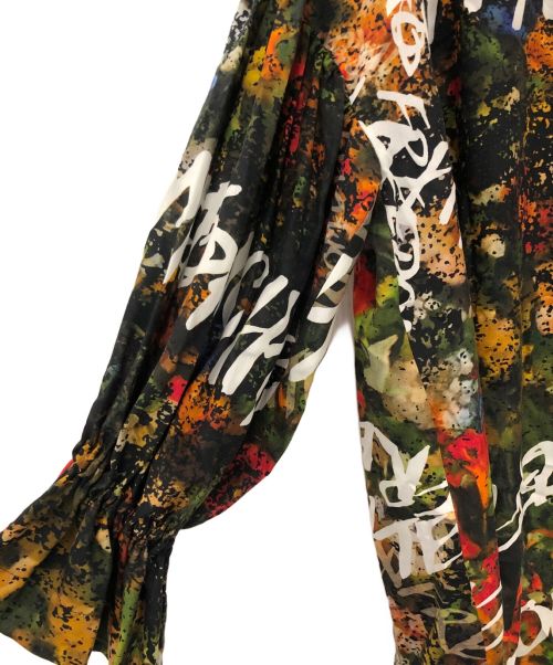 Vivienne Westwood RED LABEL（ヴィヴィアンウエストウッドレッドレーベル）Vivienne Westwood RED LABEL (ヴィヴィアンウエストウッドレッドレーベル) FREEDOM FIGHTER FLOWER ブラウス ブラック サイズ:00の古着・服飾アイテム
