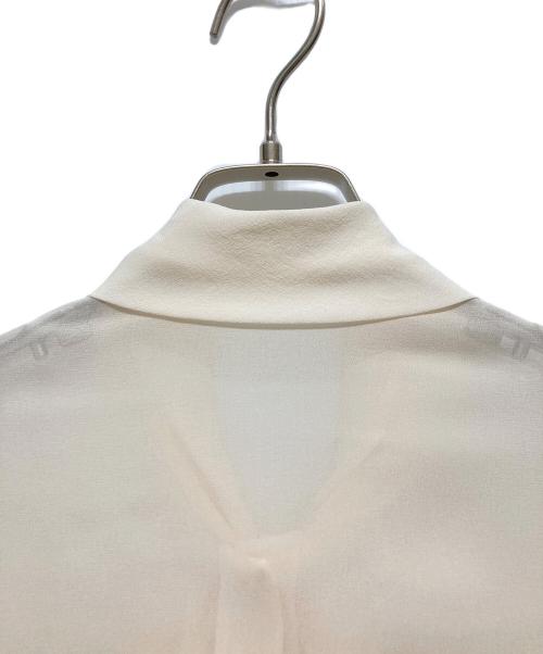 Saint Laurent Paris（サンローランパリ）Saint Laurent Paris (サンローランパリ) シルクボウタイブラウス ベージュ サイズ:Ｆ36の古着・服飾アイテム