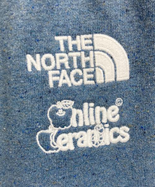 THE NORTH FACE（ザ ノース フェイス）THE NORTH FACE (ザ ノース フェイス) ONLINE CERAMICS (オンライン セラミックス) グラフィックスウェットパンツ スカイブルー サイズ:Mの古着・服飾アイテム