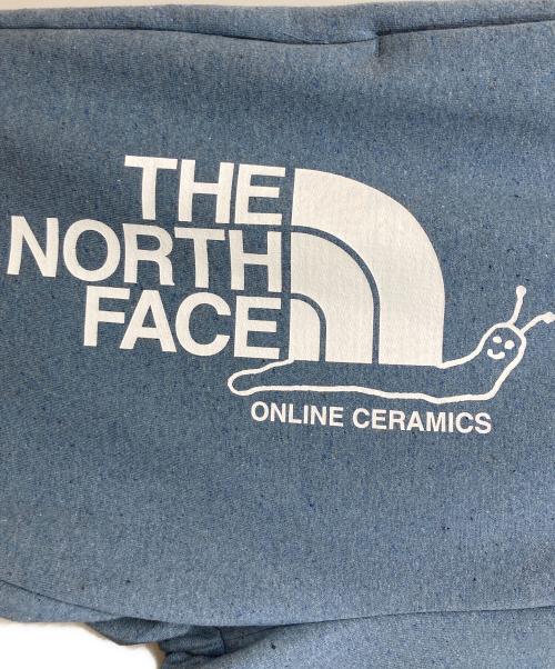 THE NORTH FACE（ザ ノース フェイス）THE NORTH FACE (ザ ノース フェイス) ONLINE CERAMICS (オンライン セラミックス) グラフィックスウェットパンツ スカイブルー サイズ:Mの古着・服飾アイテム