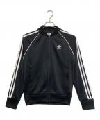 adidasアディダス）の古着「トラックジャケット」｜ブラック
