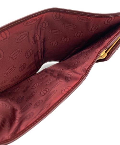 Cartier（カルティエ）Cartier (カルティエ) 3つ折り財布 ボルドーの古着・服飾アイテム