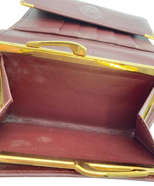 Cartier（カルティエ）Cartier (カルティエ) 3つ折り財布 ボルドーの古着・服飾アイテム