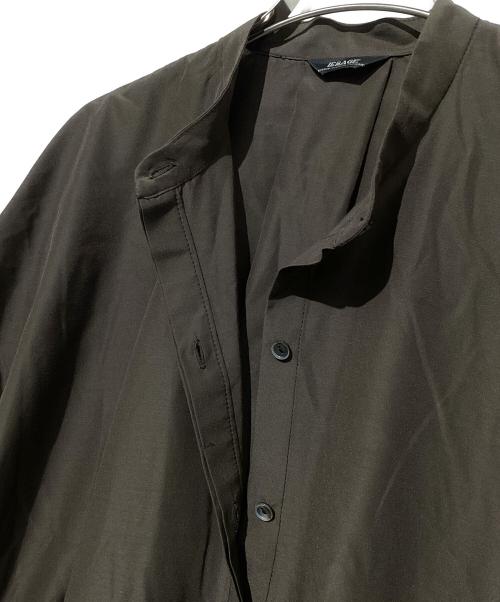 journal standard L'essage（ジャーナルスタンダード レサージュ）journal standard L'essage (ジャーナルスタンダード レサージュ) タックスリーブシャツ ブラウン サイズ:表記なしの古着・服飾アイテム