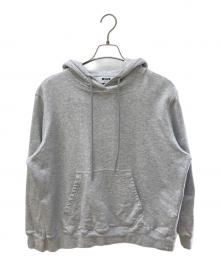 MSGM（エムエスジーエム）の古着「フードロゴパーカー」｜グレー