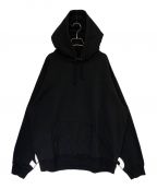 SUPREMEシュプリーム）の古着「Cropped Panels Hooded Sweatshirt」｜ブラック