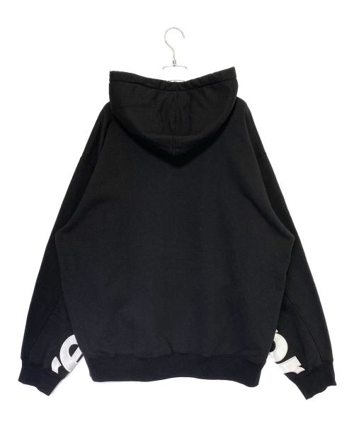 SUPREME（シュプリーム）SUPREME (シュプリーム) Cropped Panels Hooded Sweatshirt ブラック サイズ:XLの古着・服飾アイテム