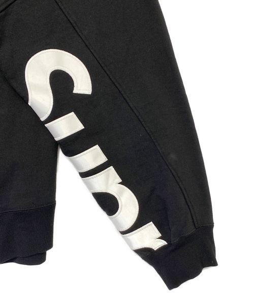SUPREME（シュプリーム）SUPREME (シュプリーム) Cropped Panels Hooded Sweatshirt ブラック サイズ:XLの古着・服飾アイテム