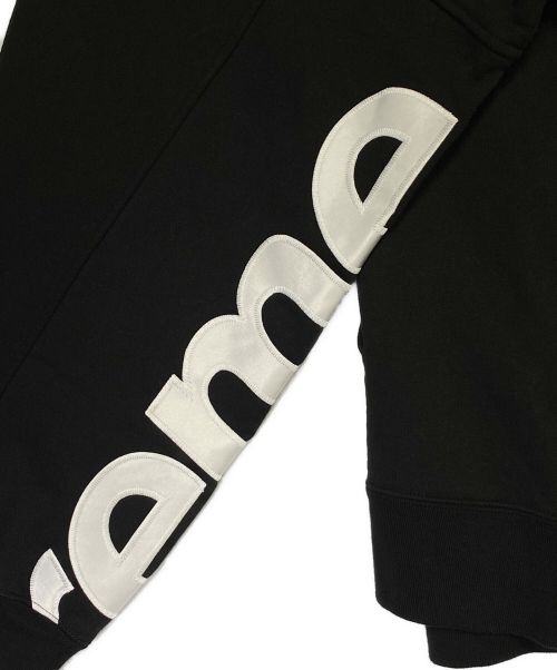 SUPREME（シュプリーム）SUPREME (シュプリーム) Cropped Panels Hooded Sweatshirt ブラック サイズ:XLの古着・服飾アイテム