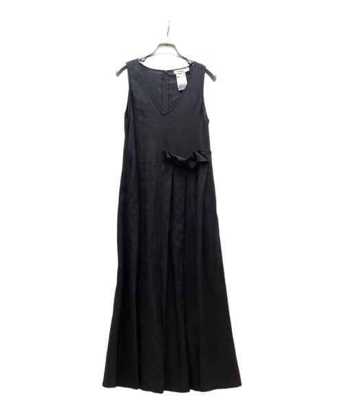 MaxMara（マックスマーラ）MaxMara (マックスマーラ) ノースリーブワンピース ブラック サイズ:36の古着・服飾アイテム