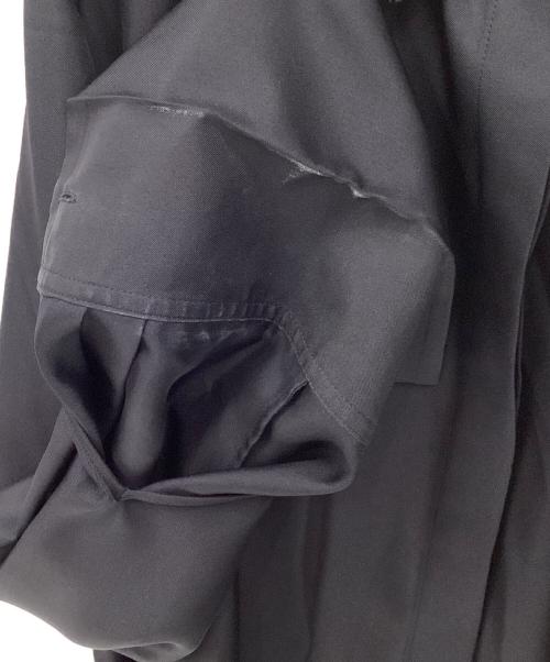 theory luxe（セオリーリュクス）theory luxe (セオリーリュクス) クロップドシルクシャツ ブラック サイズ:38の古着・服飾アイテム