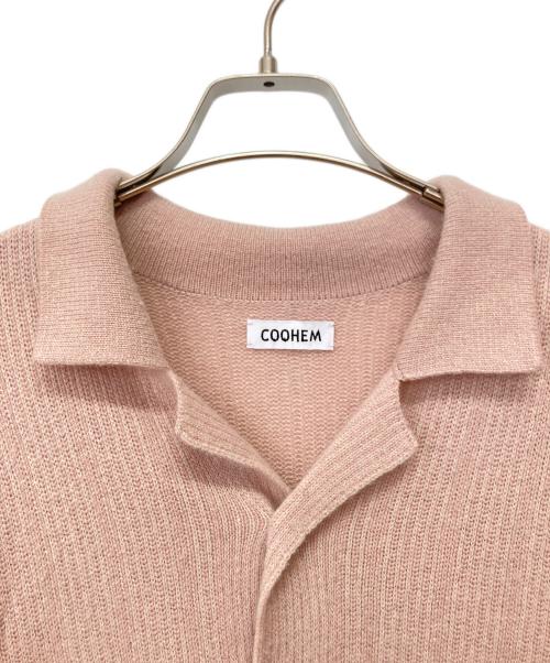 Coohem（コーヘン）Coohem (コーヘン) カシミヤニットカーディガン ピンク サイズ:1の古着・服飾アイテム
