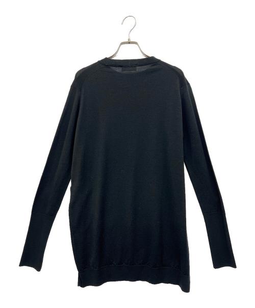 JOHN SMEDLEY（ジョンスメドレー）JOHN SMEDLEY (ジョンスメドレー) ウールクルーネックニット ネイビー サイズ:Sの古着・服飾アイテム