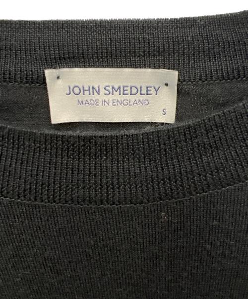 JOHN SMEDLEY（ジョンスメドレー）JOHN SMEDLEY (ジョンスメドレー) ウールクルーネックニット ネイビー サイズ:Sの古着・服飾アイテム
