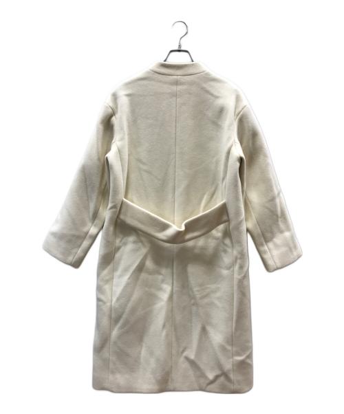Noble（ノーブル）Noble (ノーブル) MTRウールカシミヤ Vカラーコート アイボリー サイズ:38の古着・服飾アイテム