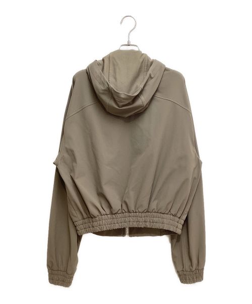 BOTTEGA VENETA（ボッテガベネタ）BOTTEGA VENETA (ボッテガベネタ)  LIGHT TECH GABARDINE BLOUSON (ライトテックギャバジンブルゾン）/ギャバジンフードジップアップブルゾン ベージュ サイズ:46の古着・服飾アイテム