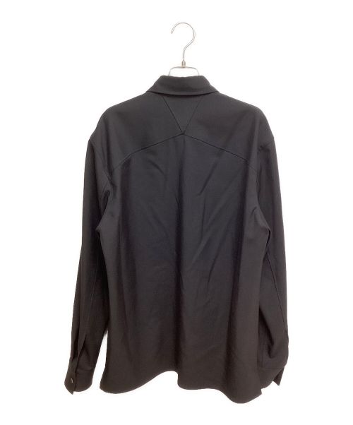 BOTTEGA VENETA（ボッテガベネタ）BOTTEGA VENETA (ボッテガベネタ) トライアングルシャツ ブラック サイズ:46の古着・服飾アイテム