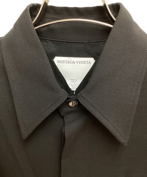 BOTTEGA VENETA（ボッテガベネタ）BOTTEGA VENETA (ボッテガベネタ) トライアングルシャツ ブラック サイズ:46の古着・服飾アイテム