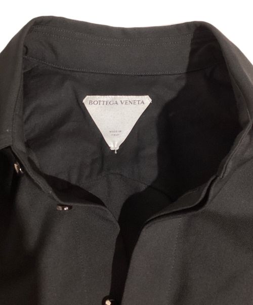 BOTTEGA VENETA（ボッテガベネタ）BOTTEGA VENETA (ボッテガベネタ) トライアングルシャツ ブラック サイズ:46の古着・服飾アイテム