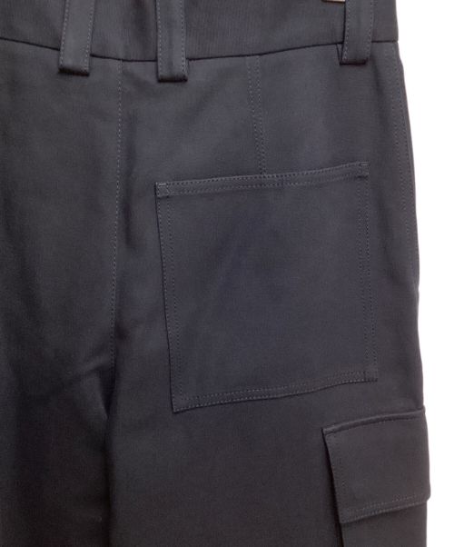 BOTTEGA VENETA（ボッテガベネタ）BOTTEGA VENETA (ボッテガベネタ) ダブルキャンバスカーゴパンツ ネイビー サイズ:46の古着・服飾アイテム