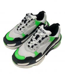 BALENCIAGA（バレンシアガ）の古着「スニーカー」｜ホワイト×グリーン