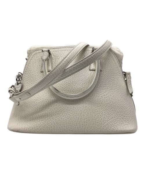 Maison Margiela（メゾンマルジェラ）Maison Margiela (メゾンマルジェラ) 5AC ミニバッグ アイボリーの古着・服飾アイテム