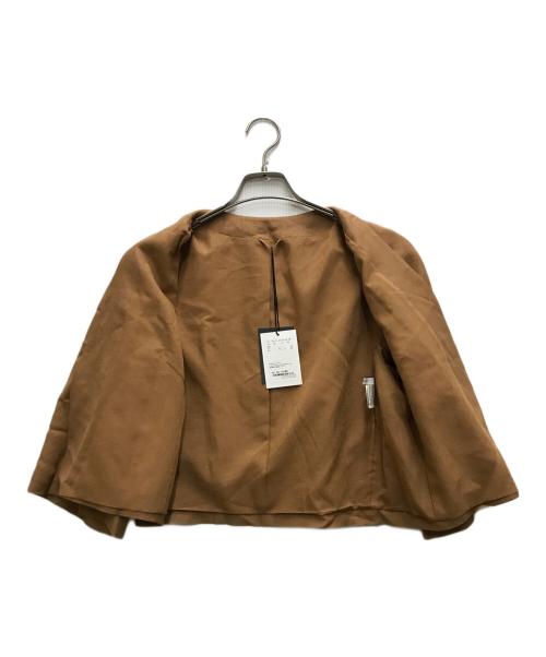 ANAYI（アナイ）ANAYI (アナイ) リネンカルゼ ジャケット ブラウン サイズ:38の古着・服飾アイテム