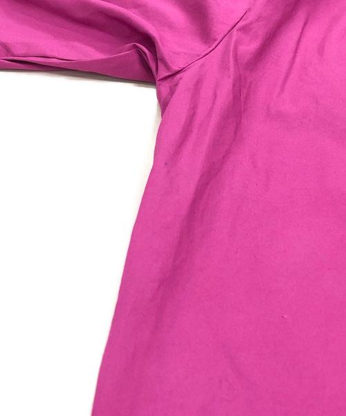 THE LIBRARY（ザ ライブラリー）THE LIBRARY (ザ ライブラリー) コットンブロード ワンピース パープル サイズ:Fの古着・服飾アイテム