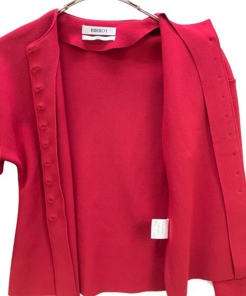 BIRROT（ビロット）BIRROT (ビロット) LAY3 Cardigan レッド サイズ:1の古着・服飾アイテム