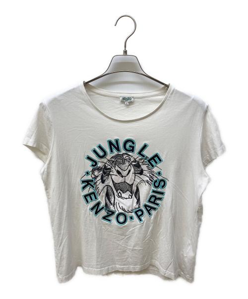 KENZO（ケンゾー）KENZO (ケンゾー) JUNGLE プリントTシャツ ホワイト サイズ:Lの古着・服飾アイテム