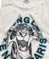 中古・古着 KENZO (ケンゾー) JUNGLE プリントTシャツ ホワイト サイズ:L：2500円
