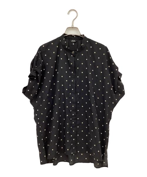 journal standard L'essage（ジャーナルスタンダード レサージュ）journal standard L'essage (ジャーナルスタンダード レサージュ) タックスリーブシャツ ブラック サイズ:FREEの古着・服飾アイテム