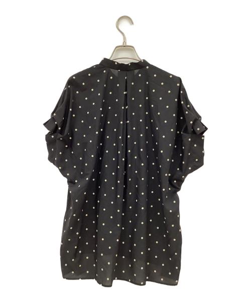 journal standard L'essage（ジャーナルスタンダード レサージュ）journal standard L'essage (ジャーナルスタンダード レサージュ) タックスリーブシャツ ブラック サイズ:FREEの古着・服飾アイテム