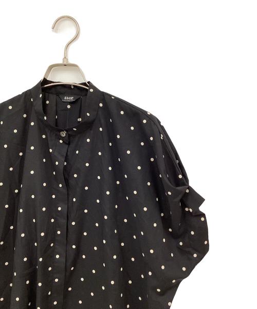 journal standard L'essage（ジャーナルスタンダード レサージュ）journal standard L'essage (ジャーナルスタンダード レサージュ) タックスリーブシャツ ブラック サイズ:FREEの古着・服飾アイテム