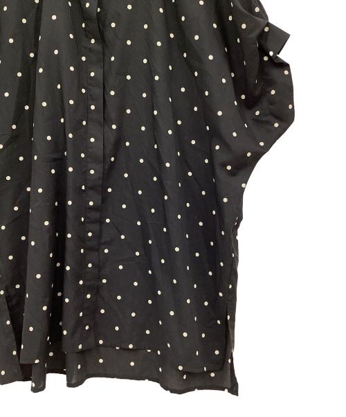 journal standard L'essage（ジャーナルスタンダード レサージュ）journal standard L'essage (ジャーナルスタンダード レサージュ) タックスリーブシャツ ブラック サイズ:FREEの古着・服飾アイテム