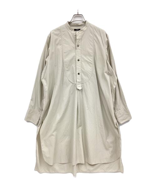 YLEVE（イレーヴ）YLEVE (イレーヴ) コットンウェザーロングシャツ ベージュ サイズ:FREEの古着・服飾アイテム