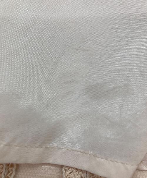 Diagram GRACE CONTINENTAL（ダイアグラム グレースコンチネンタル）Diagram GRACE CONTINENTAL (ダイアグラム グレースコンチネンタル) ラメコード刺繍ワンピース ベージュ サイズ:36の古着・服飾アイテム