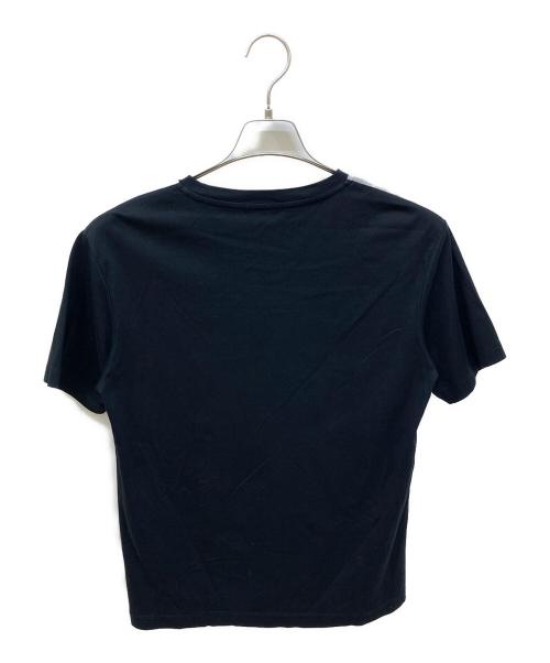 BLACK LABEL CRESTBRIDGE（ブラックレーベル クレストブリッジ）BLACK LABEL CRESTBRIDGE (ブラックレーベル クレストブリッジ) シアサッカーチェックカットソー ブラック サイズ:Mの古着・服飾アイテム