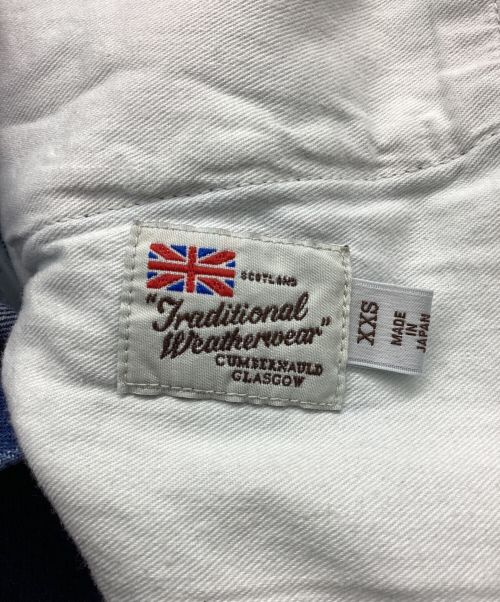 Traditional Weatherwear（トラディショナルウェザーウェア）Traditional Weatherwear (トラディショナルウェザーウェア) デニムパンツ/UNIONSLACKS 105D ヴィンテージブルー サイズ:XXSの古着・服飾アイテム