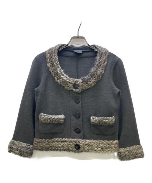 FENDI（フェンディ）FENDI (フェンディ) ニットスカートセットアップ グレー サイズ:不明の古着・服飾アイテム