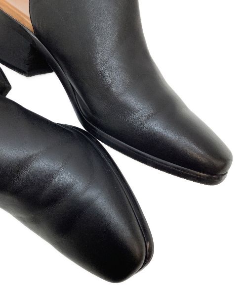 HARE（ハレ）HARE (ハレ) バックストラップヒールミュール ブラック サイズ:Mの古着・服飾アイテム